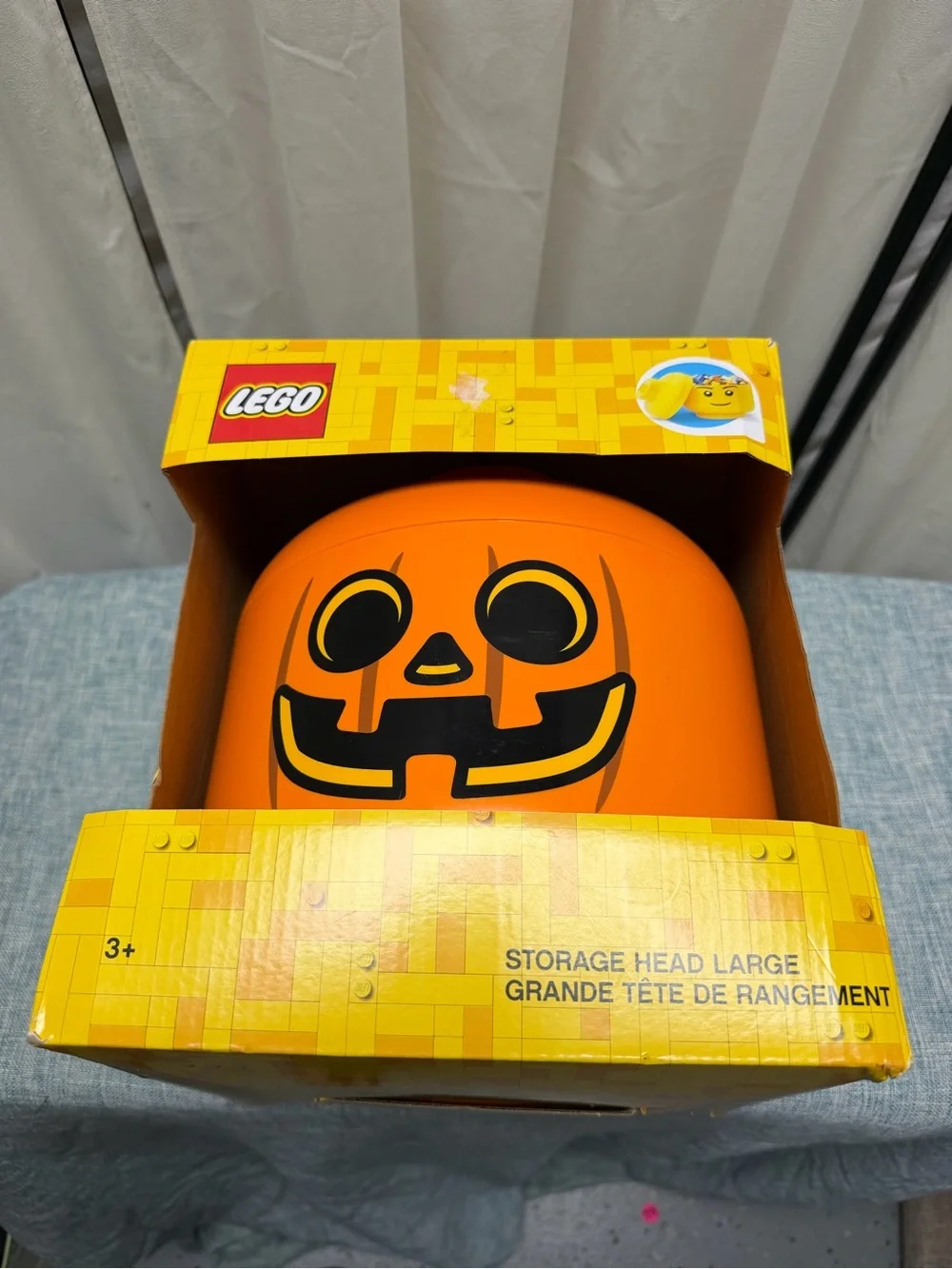 Lego pumpkin head